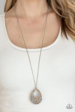 Load image into Gallery viewer, High Society Stargazing Brown Necklace