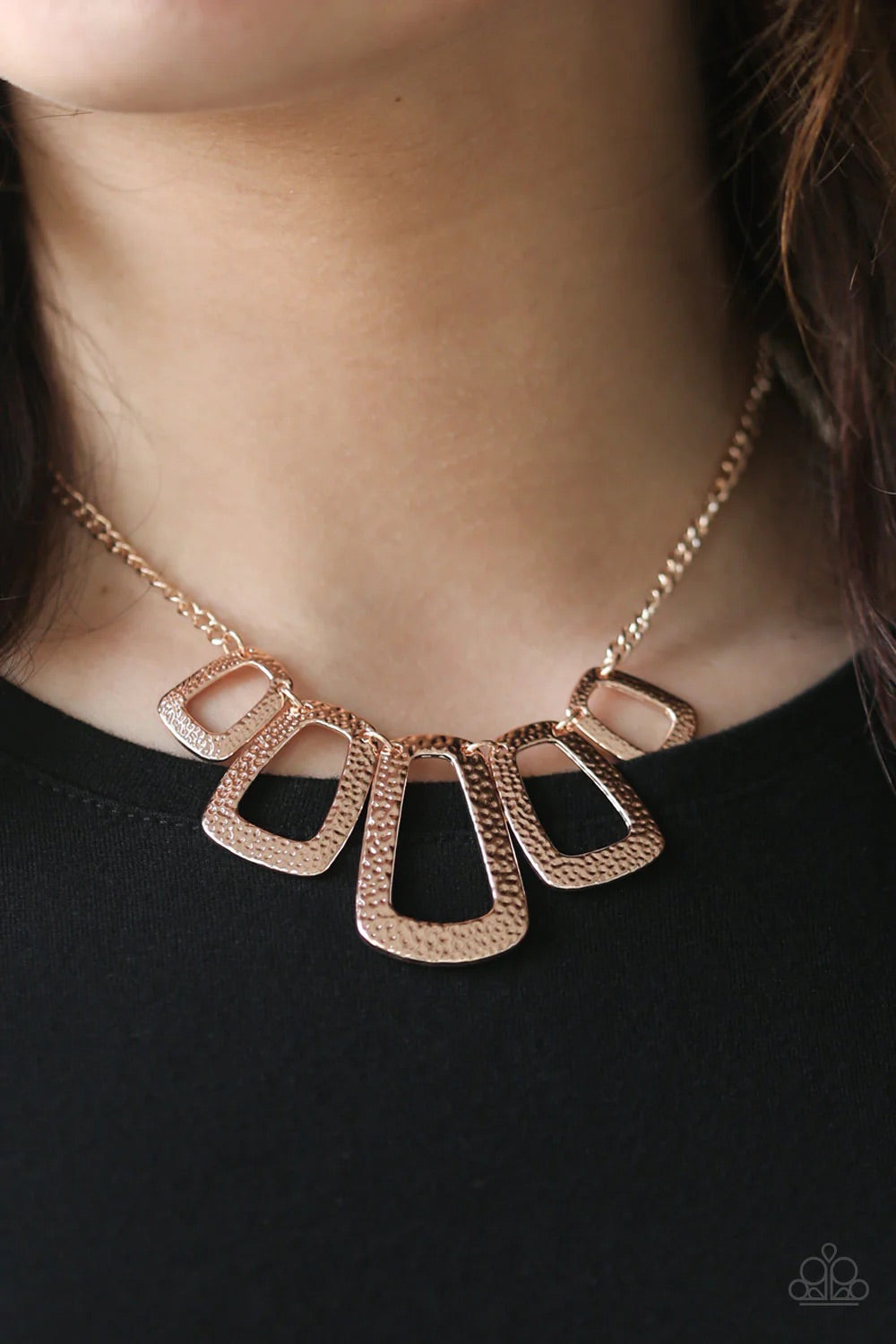 Nice Framework Rose Gold Necklace
