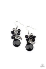Load image into Gallery viewer, Whimsically Musical Black Earrings