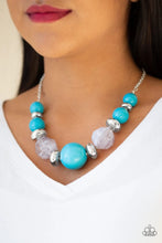 Load image into Gallery viewer, Daytime Drama Blue Necklace