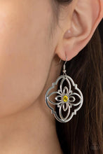 Load image into Gallery viewer, Treasure Grove Yellow Earrings