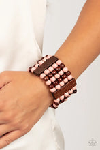 Load image into Gallery viewer, Island Soul Pink Wood Bracelet