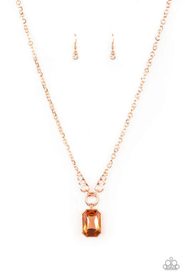 Queen Bling Copper Necklace