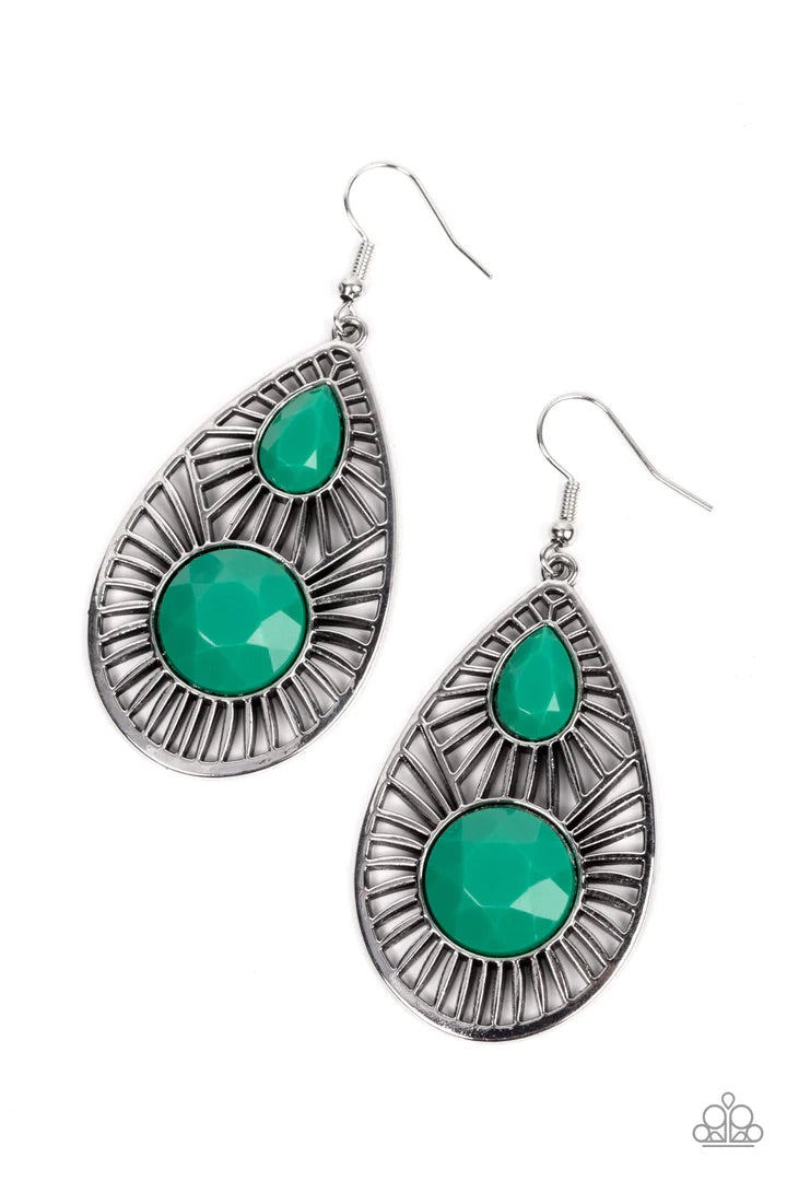 Prima Donna DIVA Green Earrings