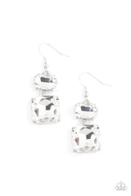 Load image into Gallery viewer, All Ice On Me White Earrings