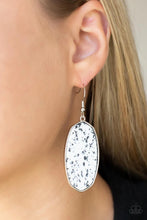 Load image into Gallery viewer, Stone Sculptures White Earrings