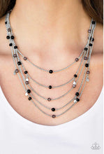 Load image into Gallery viewer, Take Five Black Necklace