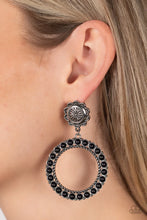 Load image into Gallery viewer, Playfully Prairie Black Earrings