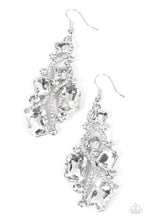 Load image into Gallery viewer, Interstellar Illumination White Earrings