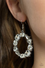 Load image into Gallery viewer, Glowing in Circles White Earrings