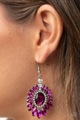 Big Time Twinkle Pink Earrings
