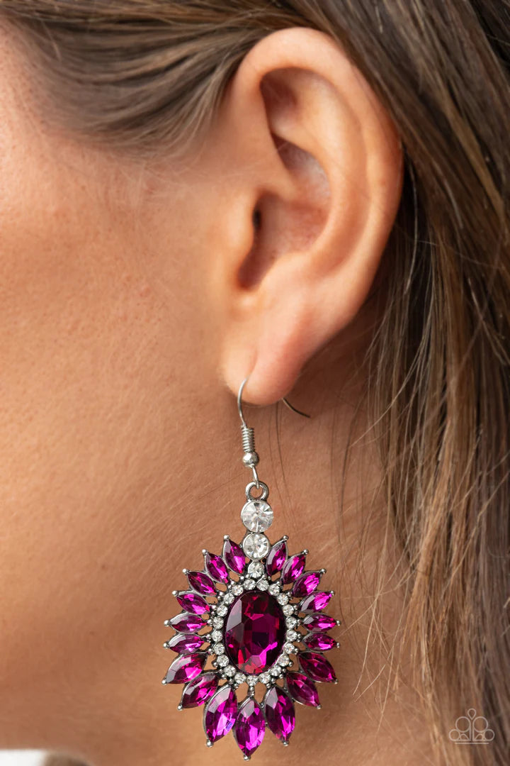 Big Time Twinkle Pink Earrings