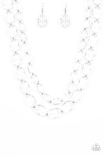 Load image into Gallery viewer, Ice Bank White Acrylic Necklace