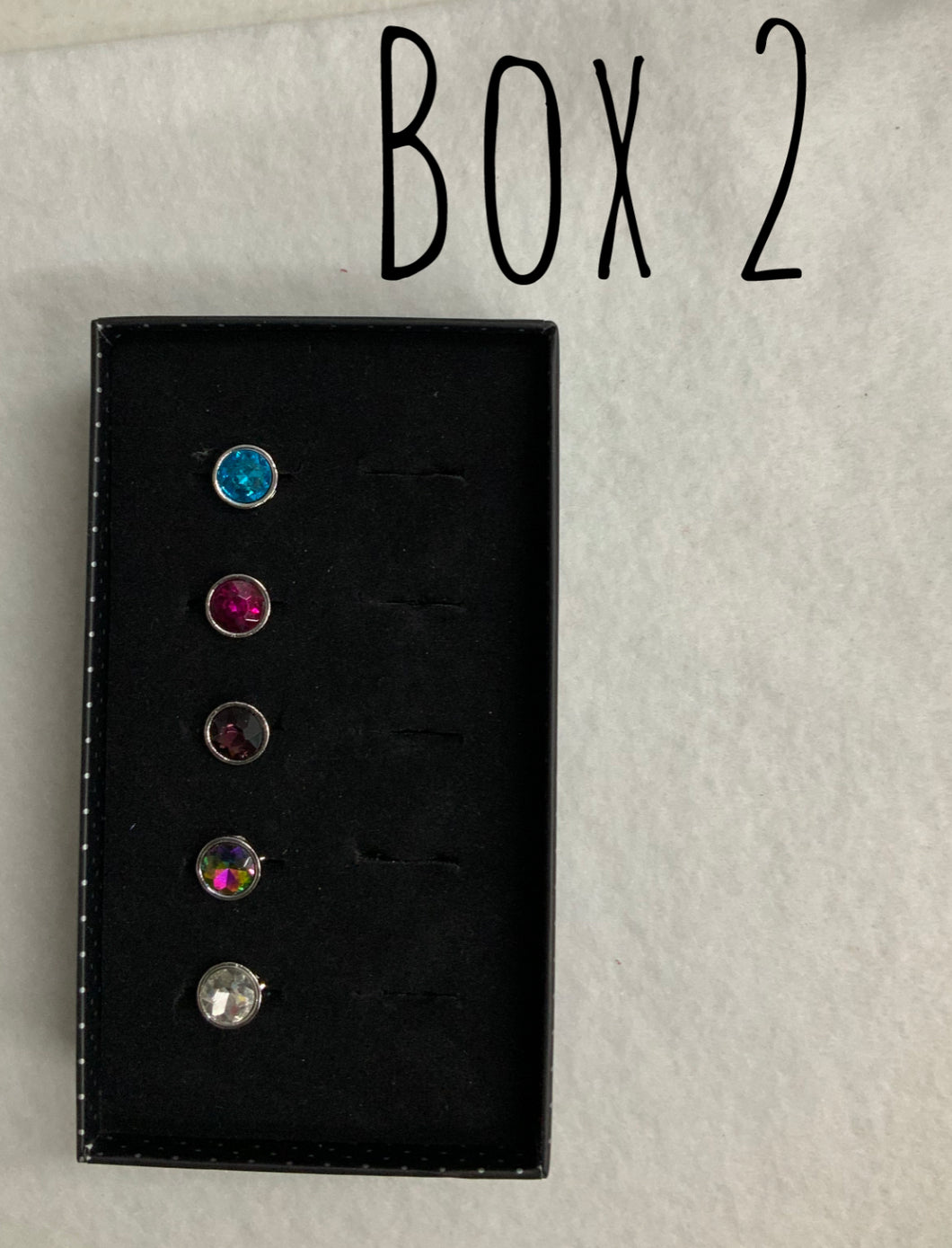 Starlet Shimmer Big Round Gem Rings Box 2