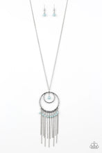 Load image into Gallery viewer, Out of Bounds Shimmer Blue Necklace