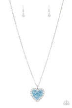 Load image into Gallery viewer, Heart Full of Luster Blue Necklace