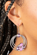 Load image into Gallery viewer, Dreamy Dewdrops Purple Earrings
