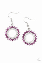 Load image into Gallery viewer, Wreathed in Radiance Purple Earrings
