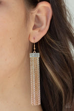 Load image into Gallery viewer, Twinkling Tapestry Gold Earrings