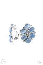 Load image into Gallery viewer, Row Row Row Your Yacht Blue Clip On Earrings