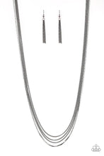 Load image into Gallery viewer, Sleek and Destroy Black Necklace