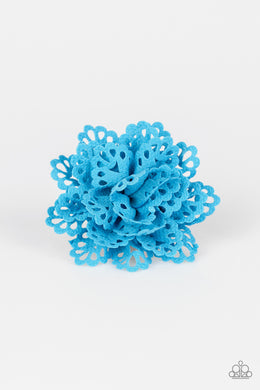 Springing Into Spring Blue Hair Clip