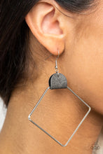 Load image into Gallery viewer, Friends of a Leather Silver Leather Earrings