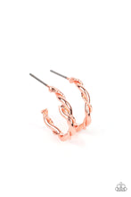 Load image into Gallery viewer, Irresistibly Intertwined Copper Earrings