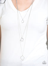 Load image into Gallery viewer, You’re GEO-ing Down Silver Necklace