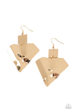Load image into Gallery viewer, Deceivingly Deco Gold Earrings