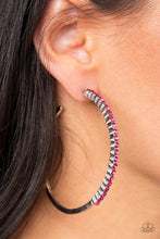 Load image into Gallery viewer, Making Rounds Pink Earrings