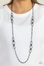 Load image into Gallery viewer, Have I Made Myself Clear Black Necklace