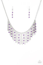 Load image into Gallery viewer, Harlem Hideaway Purple Necklace