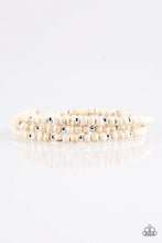 Load image into Gallery viewer, Stone Paradise White Coil Bracelet