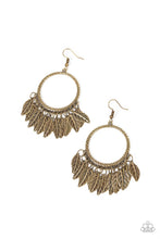Load image into Gallery viewer, Fowl Tempered Brass Earrings