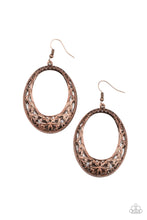Load image into Gallery viewer, Gardenista Grandeur Copper Earrings