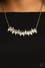 Load image into Gallery viewer, Icy Intensity Brass Necklace