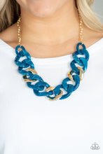 Load image into Gallery viewer, I Have A Haute Date Blue Acrylic Necklace