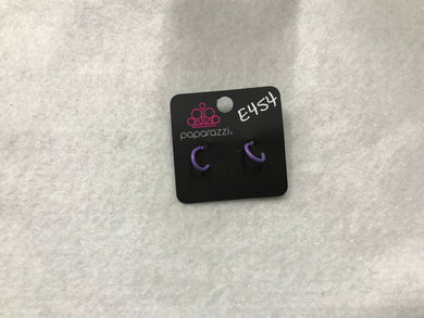 Starlet Shimmer Hoops Purple #454