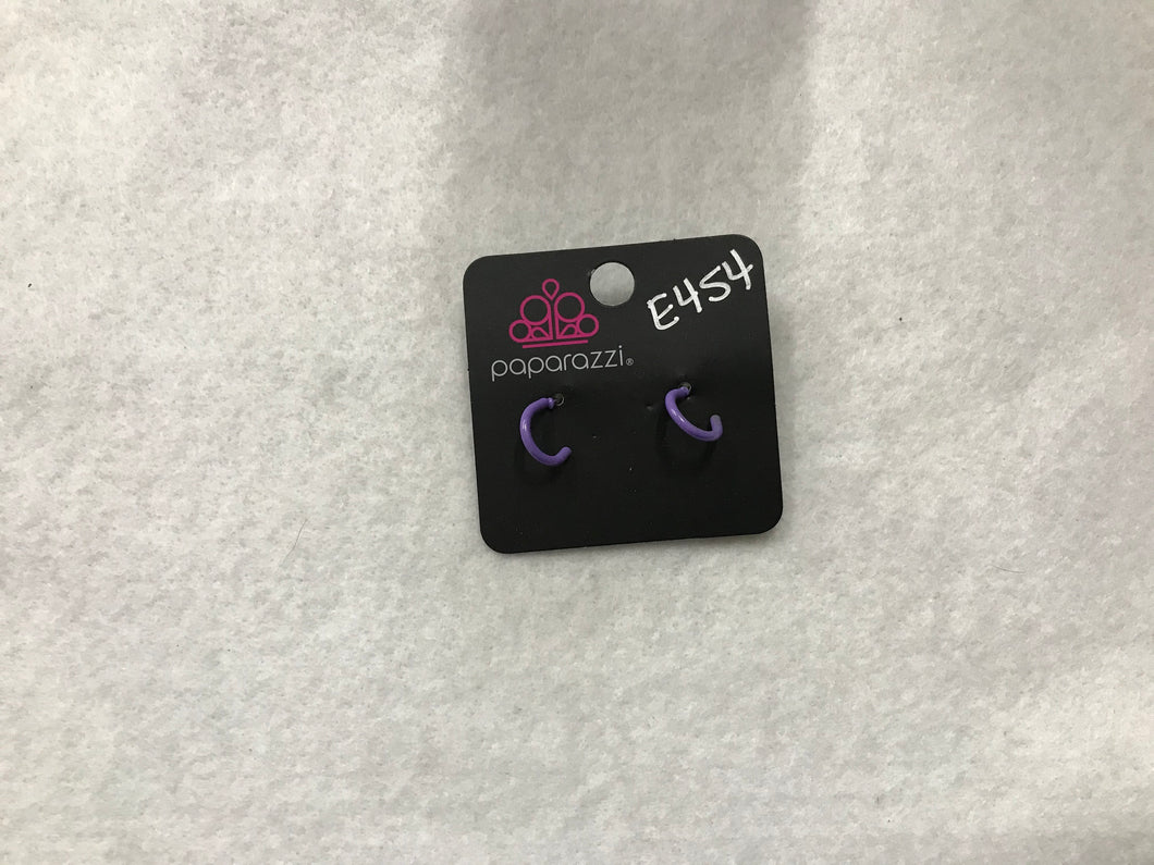 Starlet Shimmer Hoops Purple #454