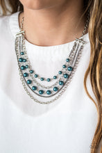 Load image into Gallery viewer, Metro Modest Blue Necklace