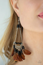 Load image into Gallery viewer, Haute Hawk Black Earrings