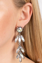 Load image into Gallery viewer, Space Age Sparkle Yellow Earrings