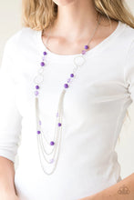Load image into Gallery viewer, Bubbly Bright Purple Necklace
