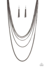 Load image into Gallery viewer, Top of the Food Chain Black Necklace