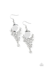 Load image into Gallery viewer, Elegantly Effervescent White Earrings