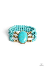 Load image into Gallery viewer, Stone Pools Brass Bracelet