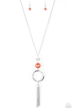 Load image into Gallery viewer, Bold Balancing Act Orange Necklace