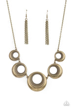 Load image into Gallery viewer, Solar Cycle Brass Necklace