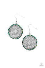 Load image into Gallery viewer, Bollywood Ballroom Green Earrings